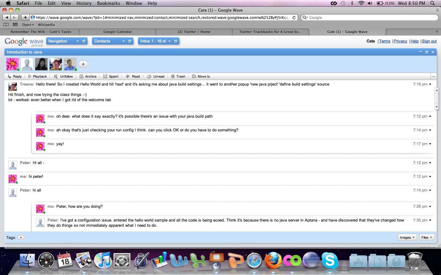 Java Workshop in Wave