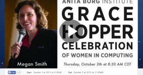 Megan Smith on Moonshoots at GHC 2013