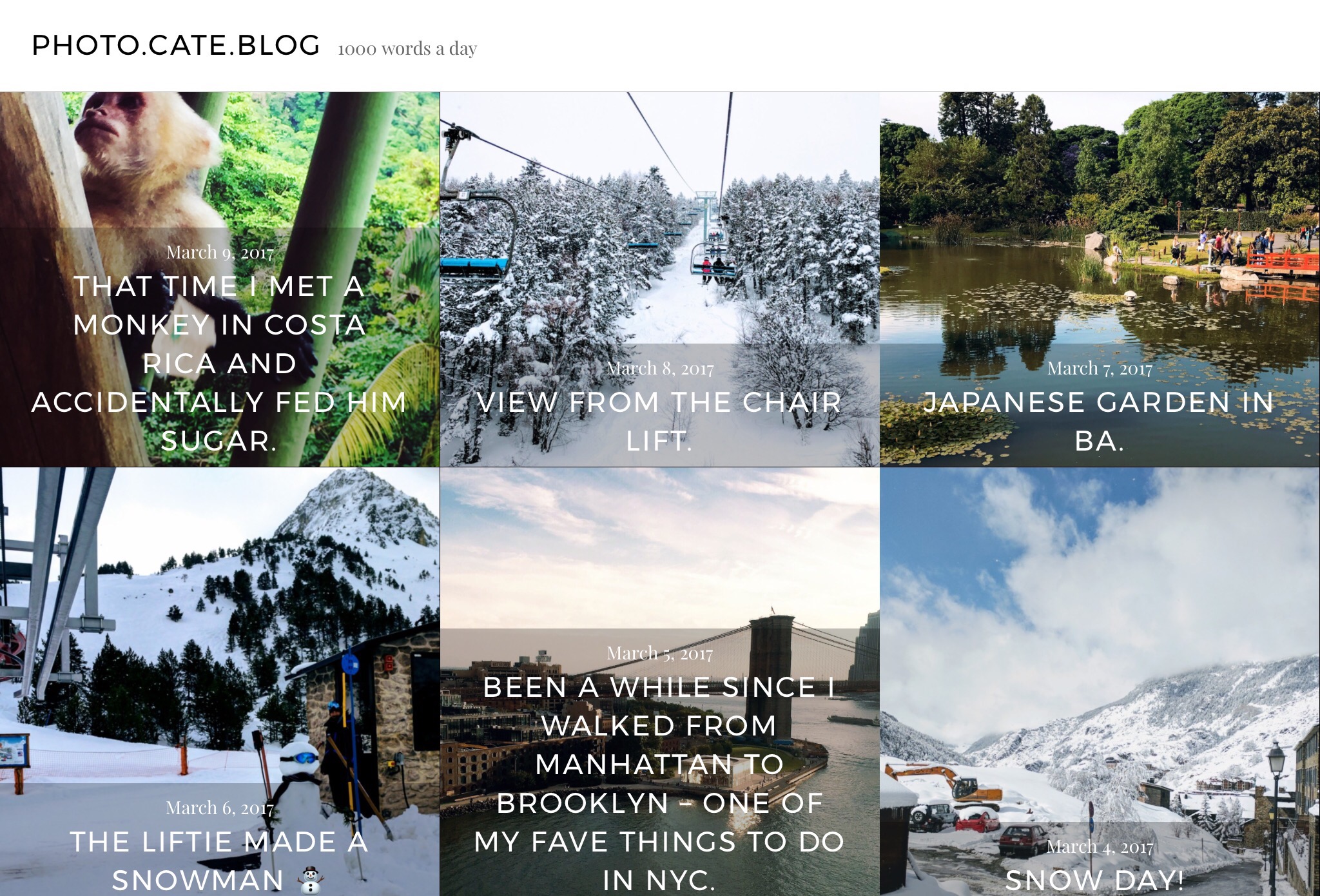 2 Months of Photo Blogging