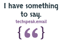 No Technically Speaking in 2018