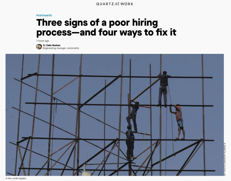 Three signs of a poor hiring process—and four ways to fix it