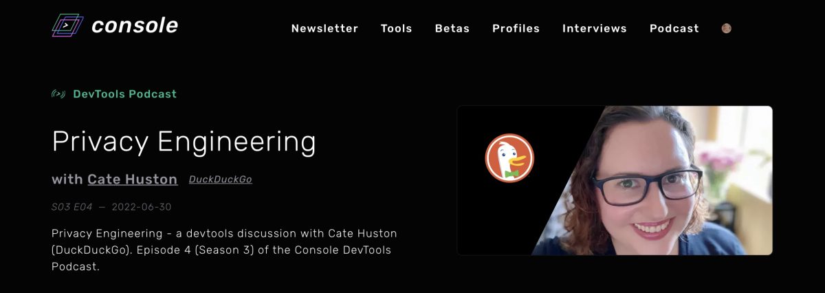 Console DevTools Podcast